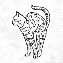 Load image into Gallery viewer, 020. naughty cat III . white tee