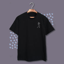 Load image into Gallery viewer, 020. naughty cat I . black tee