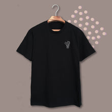 Load image into Gallery viewer, 020. naughty cat III . black tee