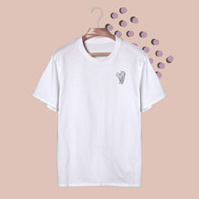 Load image into Gallery viewer, 020. naughty cat III . white tee