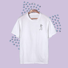 Load image into Gallery viewer, 020. naughty cat I . white tee