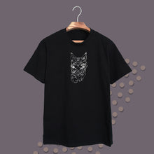 Load image into Gallery viewer, 008. Maine Coon cat . black tee