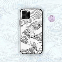 Load image into Gallery viewer, 023. surfing cat . phone case