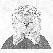 Load image into Gallery viewer, 026. Ms. chinchilla . white tee