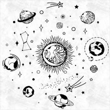 Load image into Gallery viewer, 028. cat universe . white tee