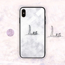 Load image into Gallery viewer, 006. peekaboo cat. phone case
