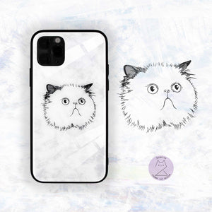 010. Persian Cat . phone case