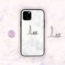 Load image into Gallery viewer, 006. peekaboo cat. phone case
